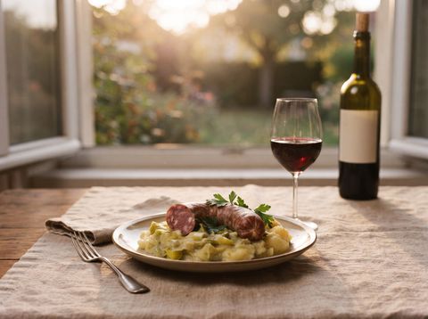 Papet vaudois mit Saucisson